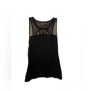 Lululemon athletica black mesh workout tank top |Size 4